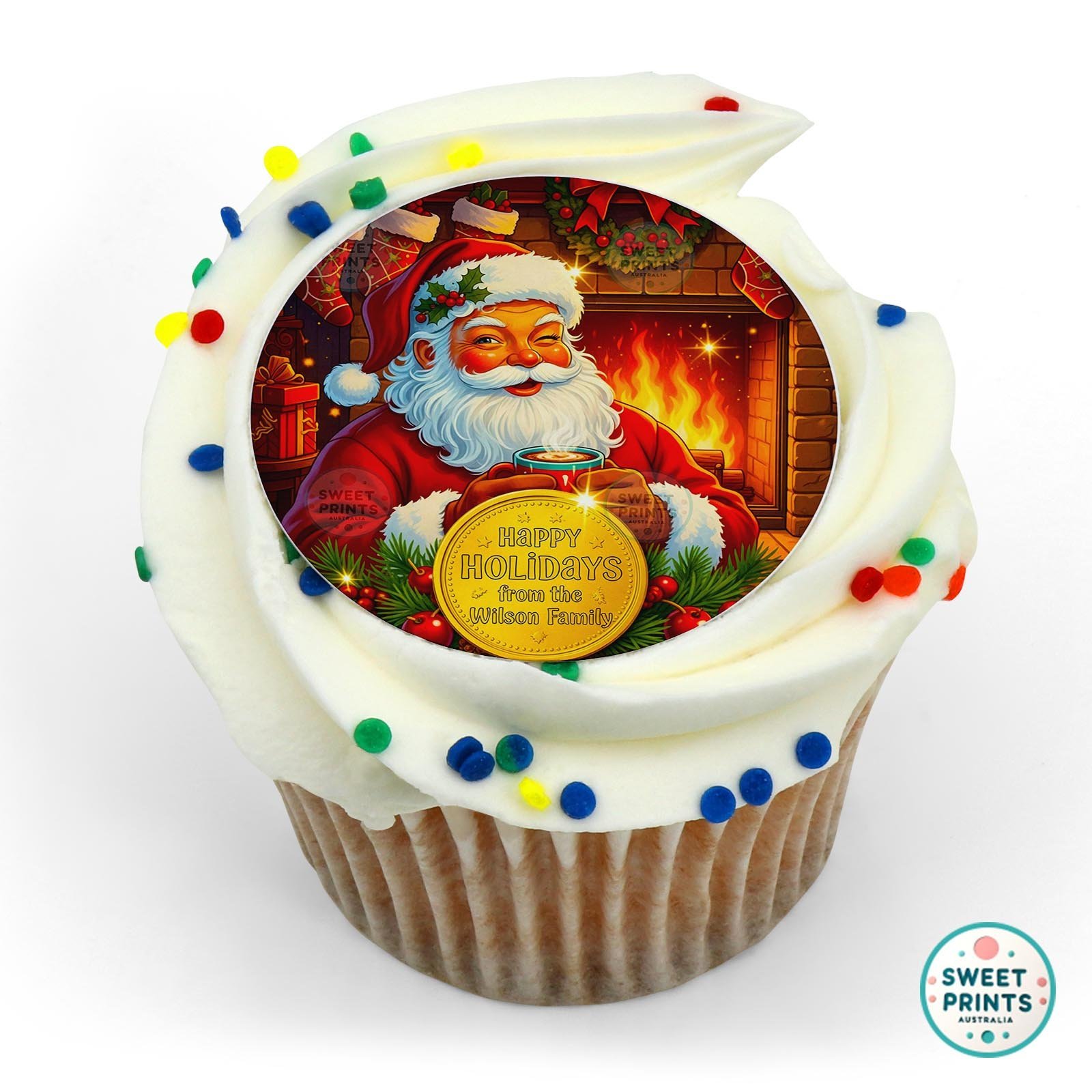 Christmas 2025 182 edible cake topper