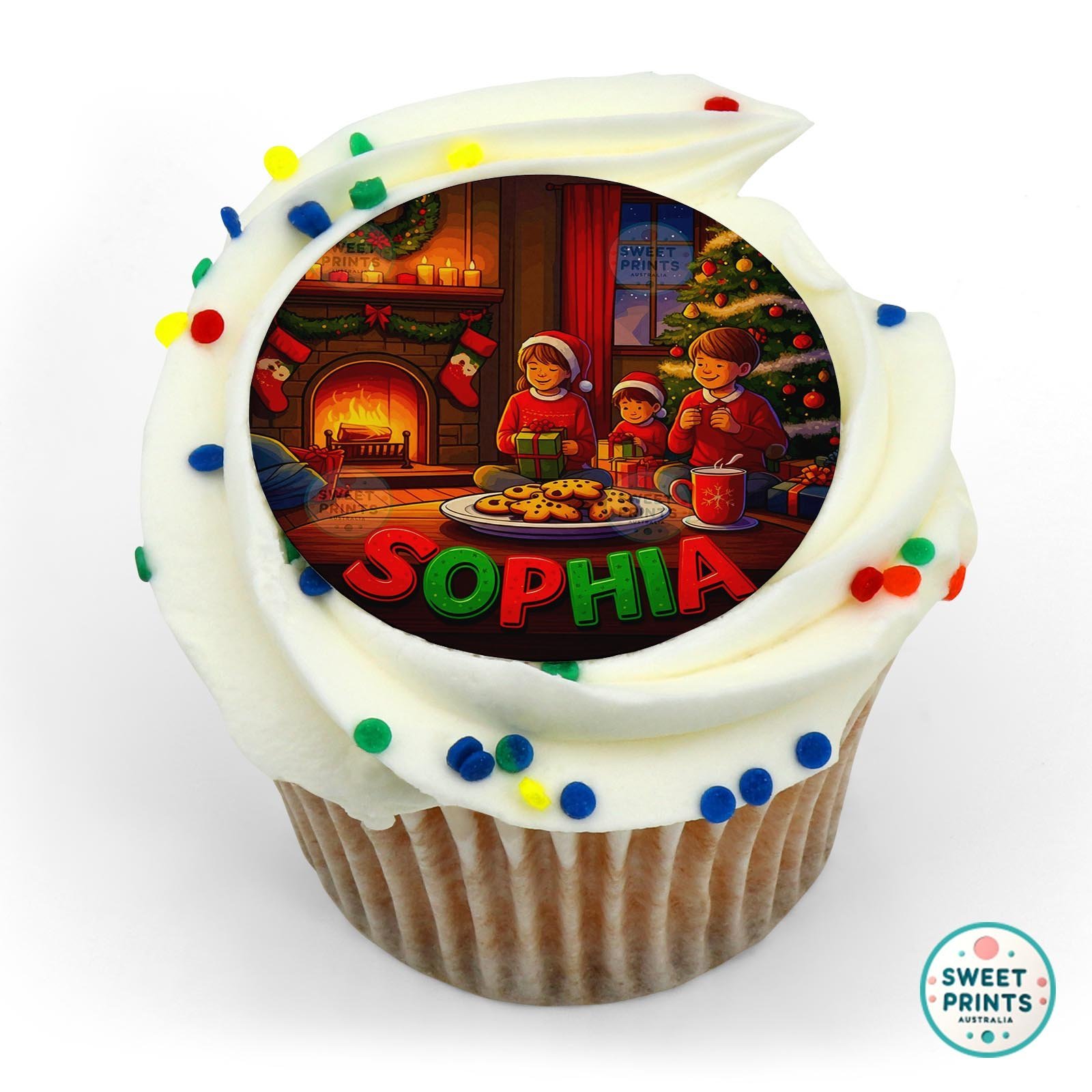 Christmas 2025 18 edible cake topper