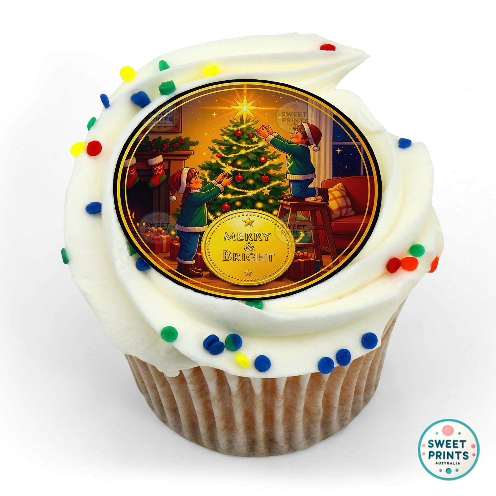 Christmas 2025 196 edible cake topper