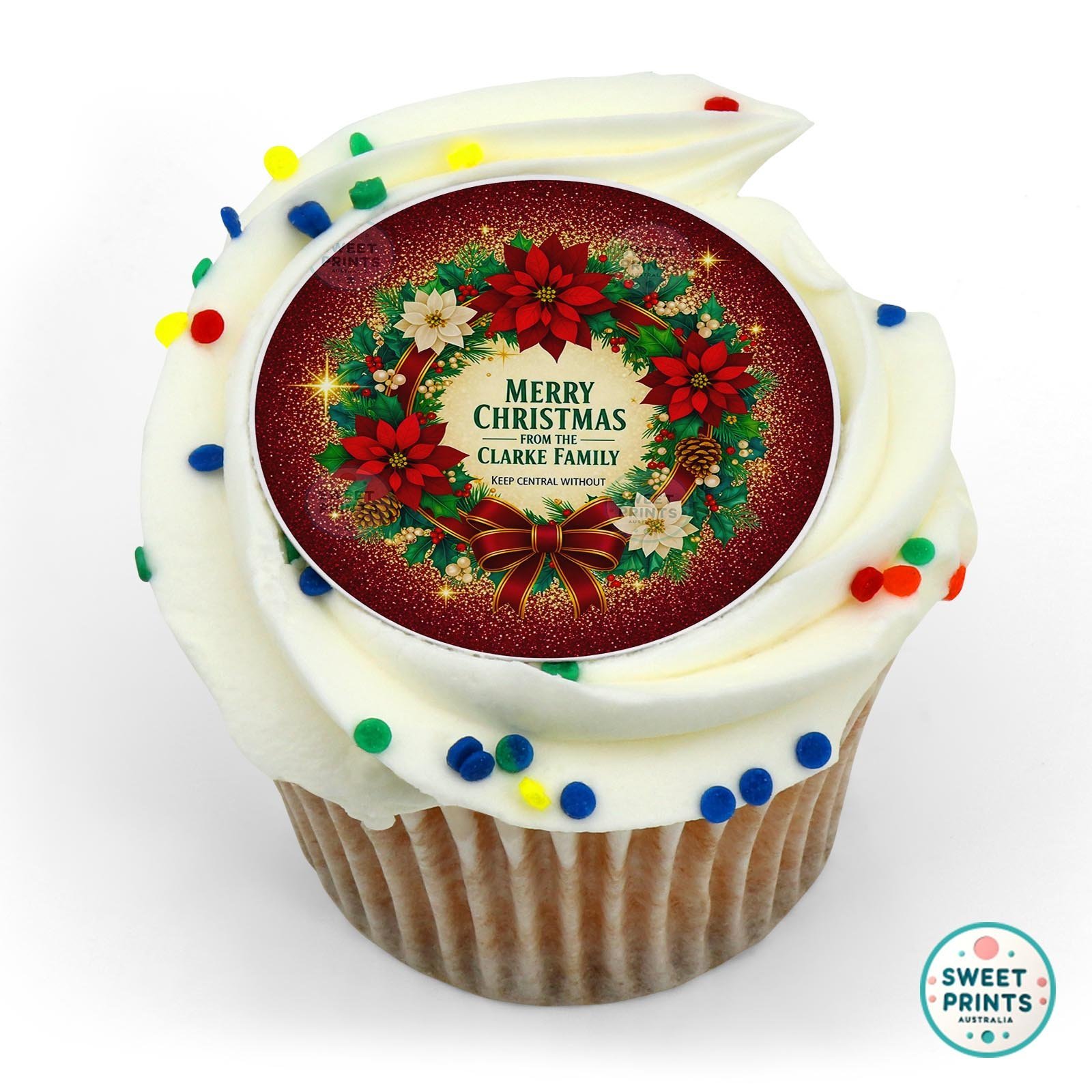 Christmas 2025 197 edible cake topper