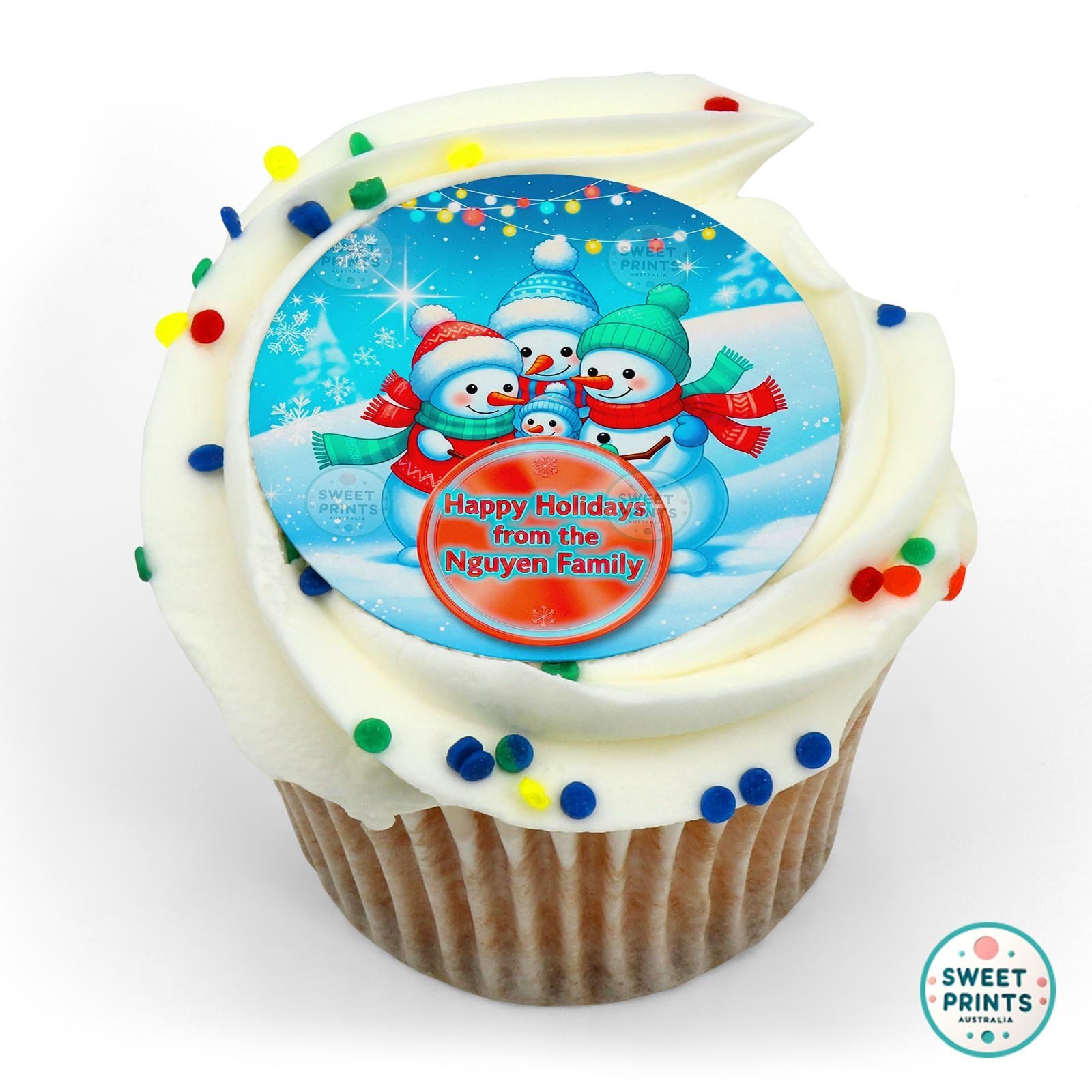 Christmas 2025 200 edible cake topper