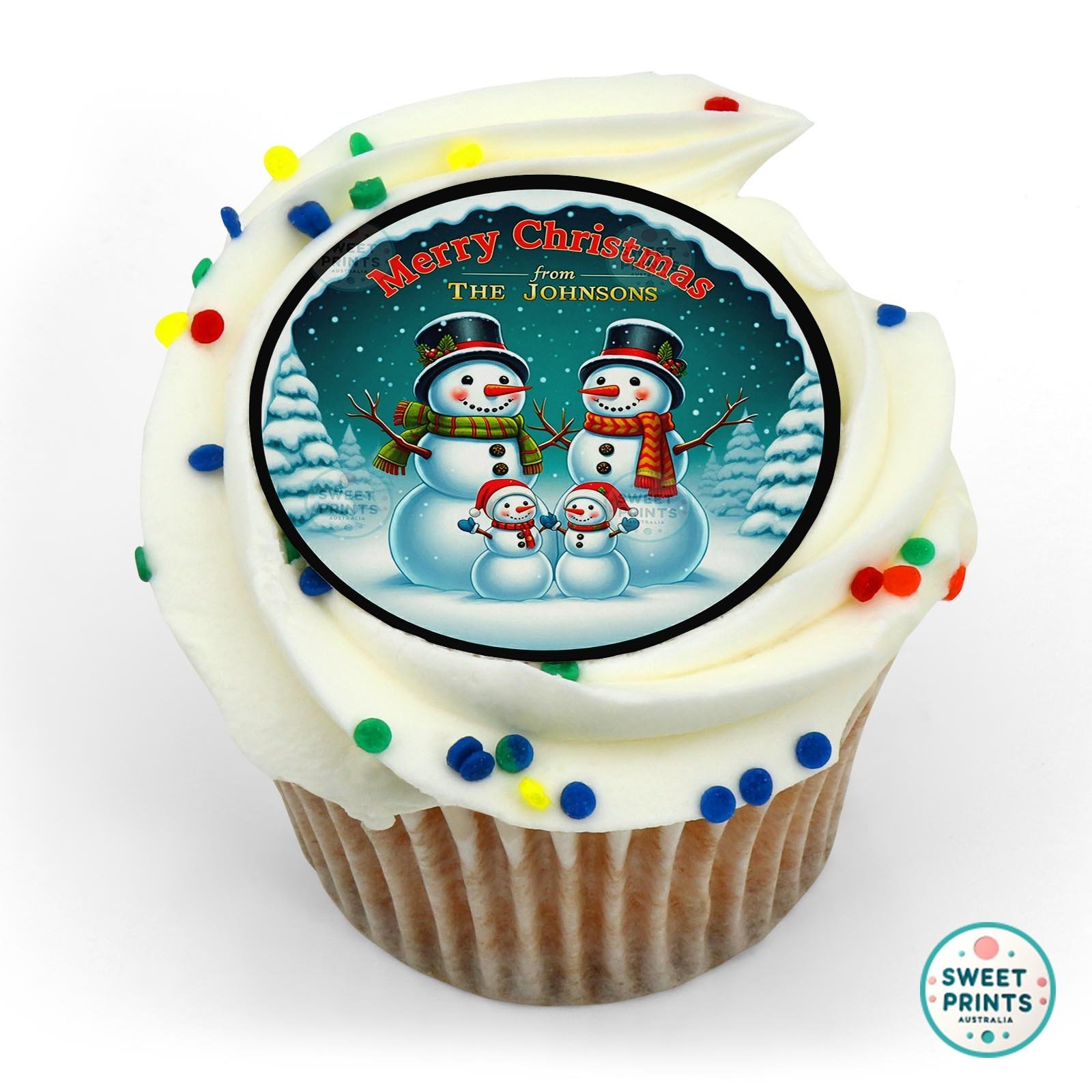 Christmas 2025 20 edible cake topper