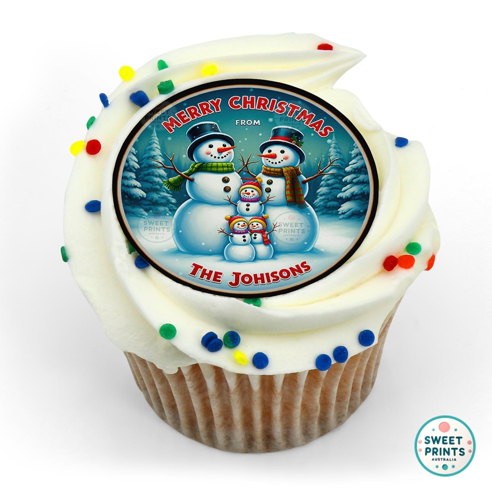 Christmas 2025 21 edible cake topper