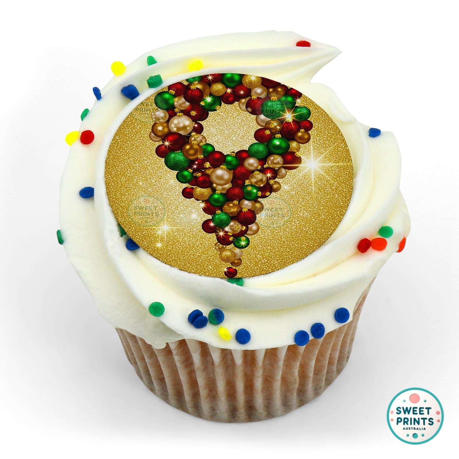 Christmas 2025 222 edible cake topper