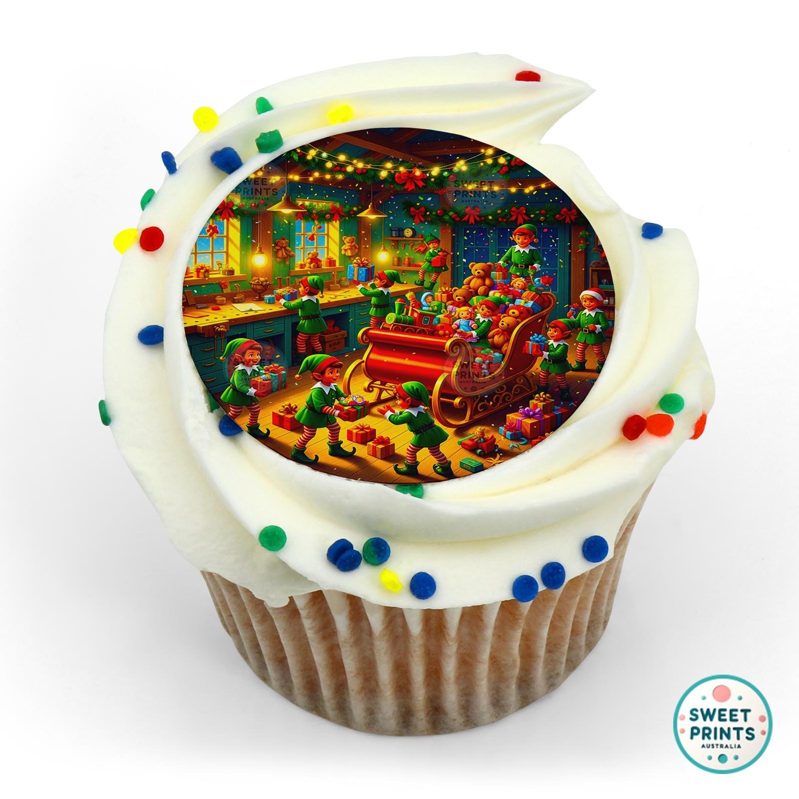 Christmas 2025 225 edible cake topper
