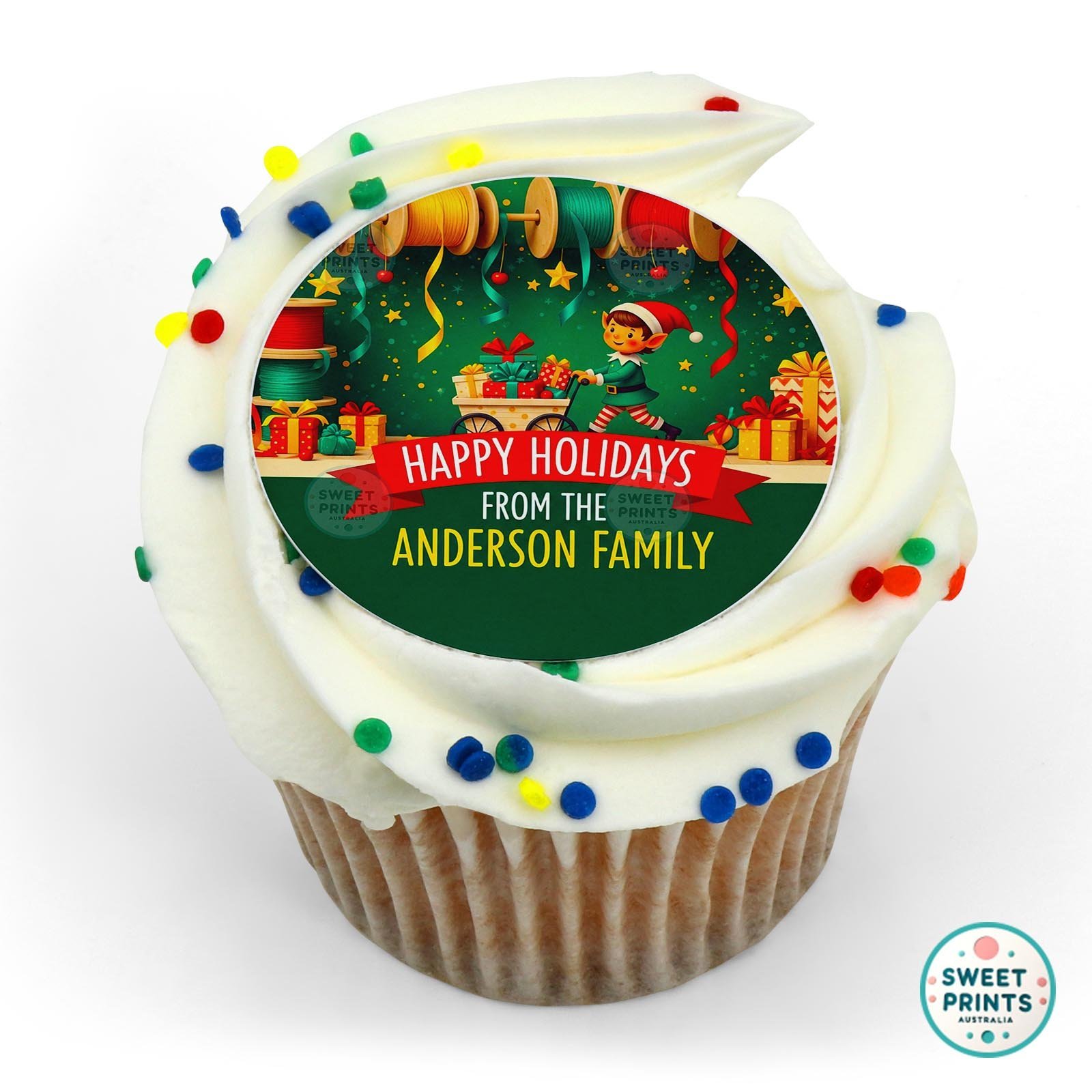 Christmas 2025 260 edible cake topper