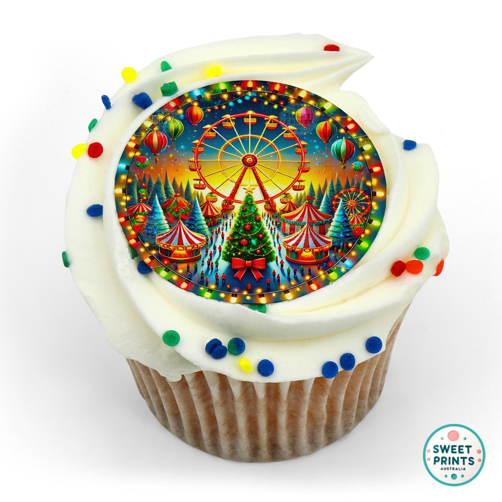 Christmas 2025 50 edible cake topper