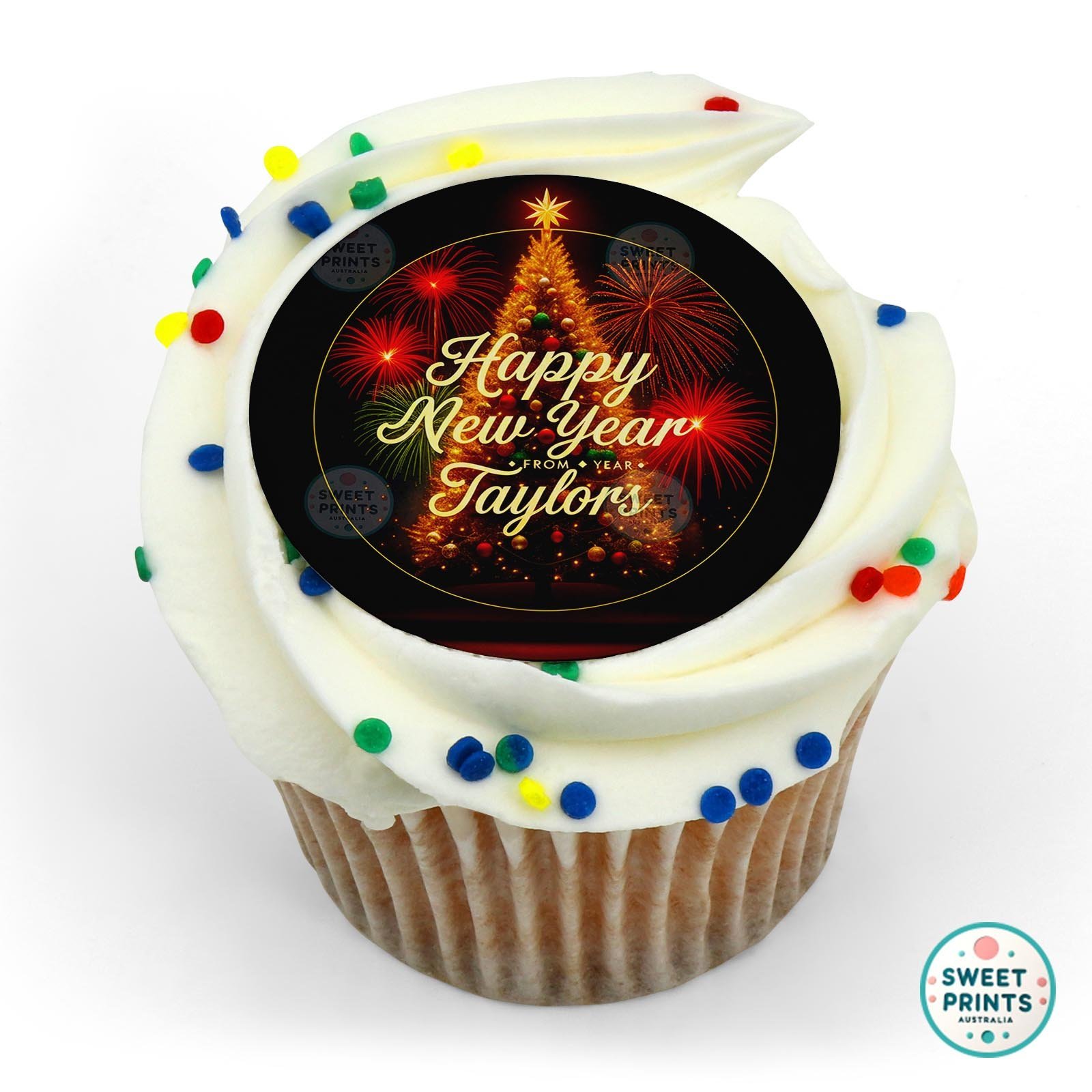 Christmas 2025 6 edible cake topper