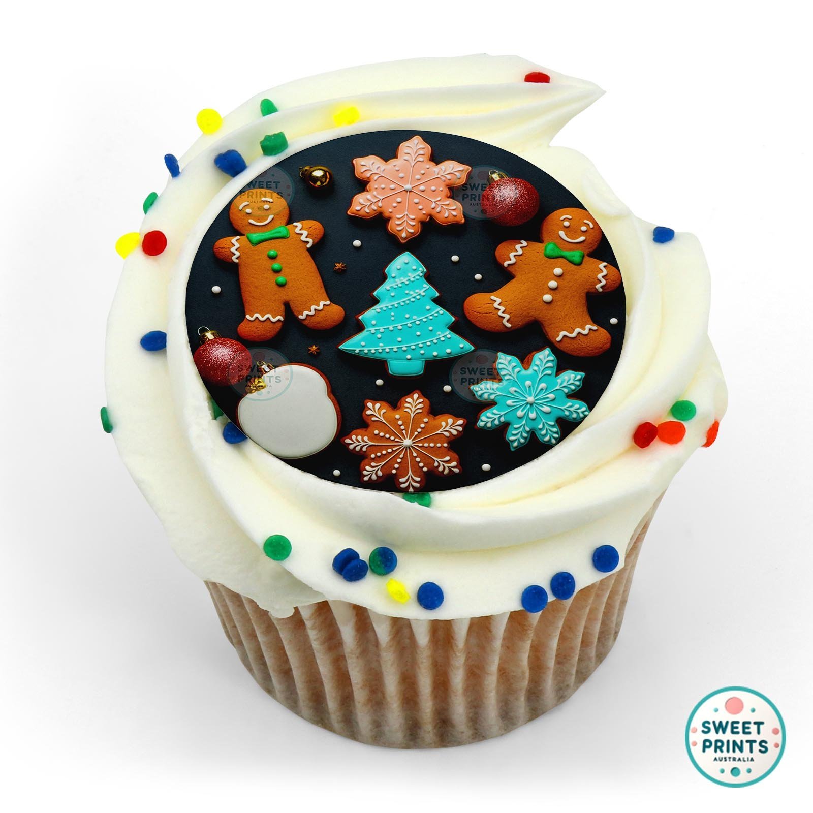 Christmas 2025 88 edible cake topper