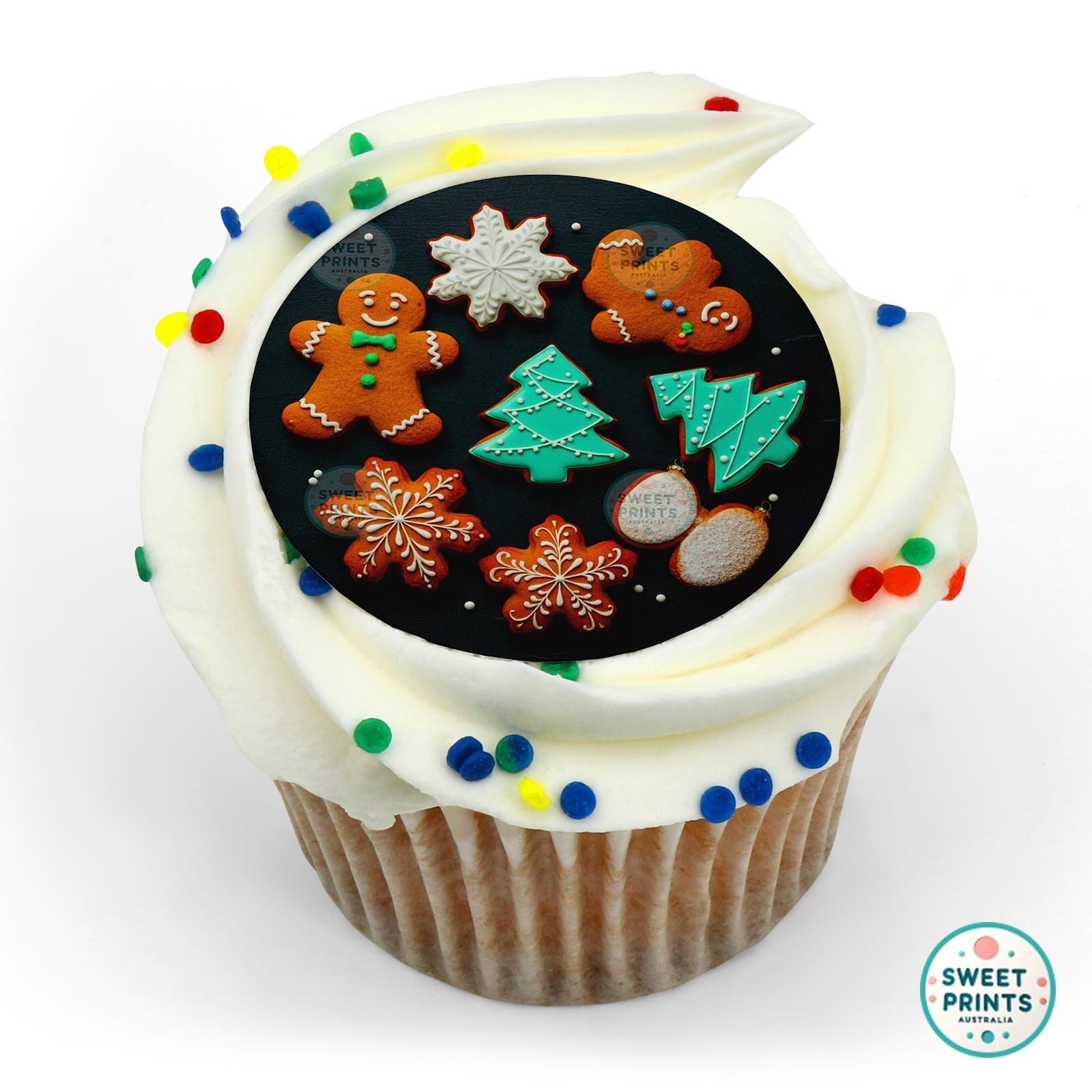 Christmas 2025 91 edible cake topper