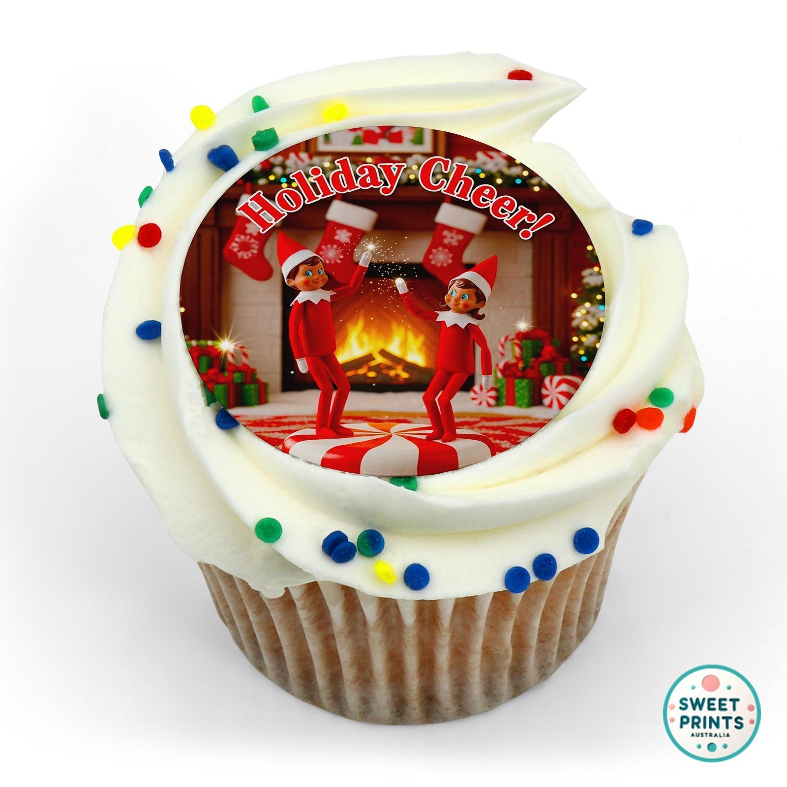 Christmas Elf Y25 17 edible cake topper