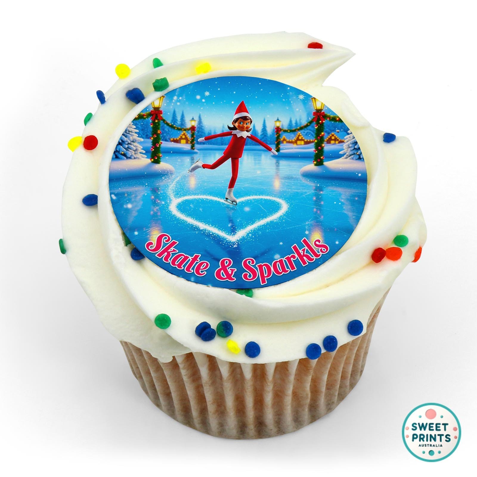 Christmas Elf Y25 18 edible cake topper