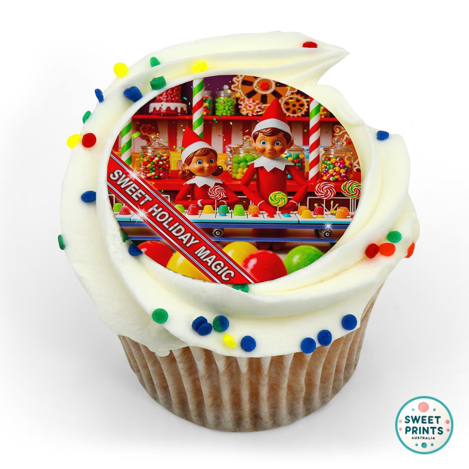 Christmas Elf Y25 20 edible cake topper