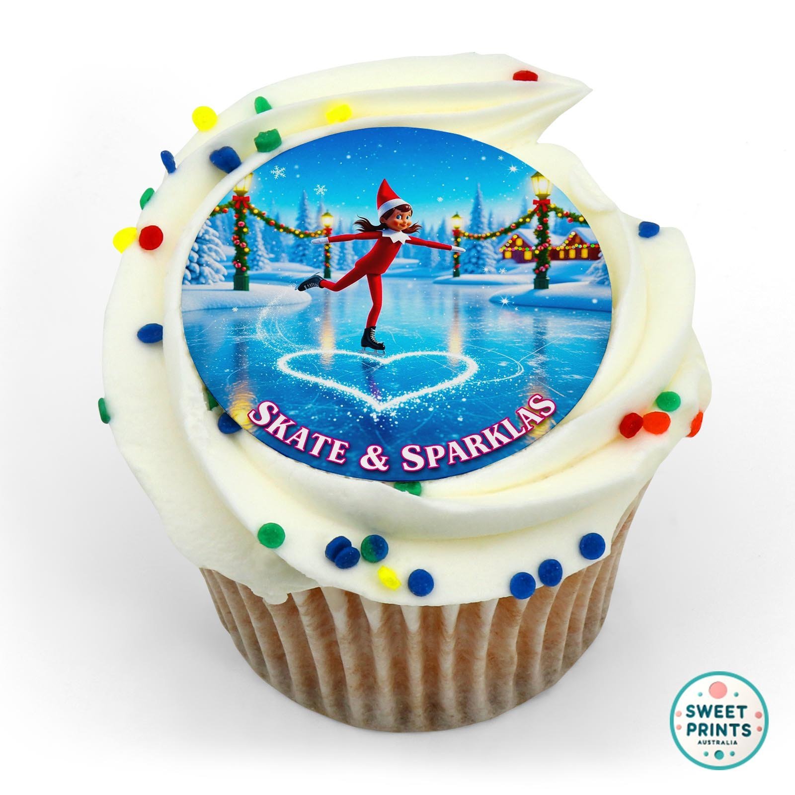 Christmas Elf Y25 5 edible cake topper