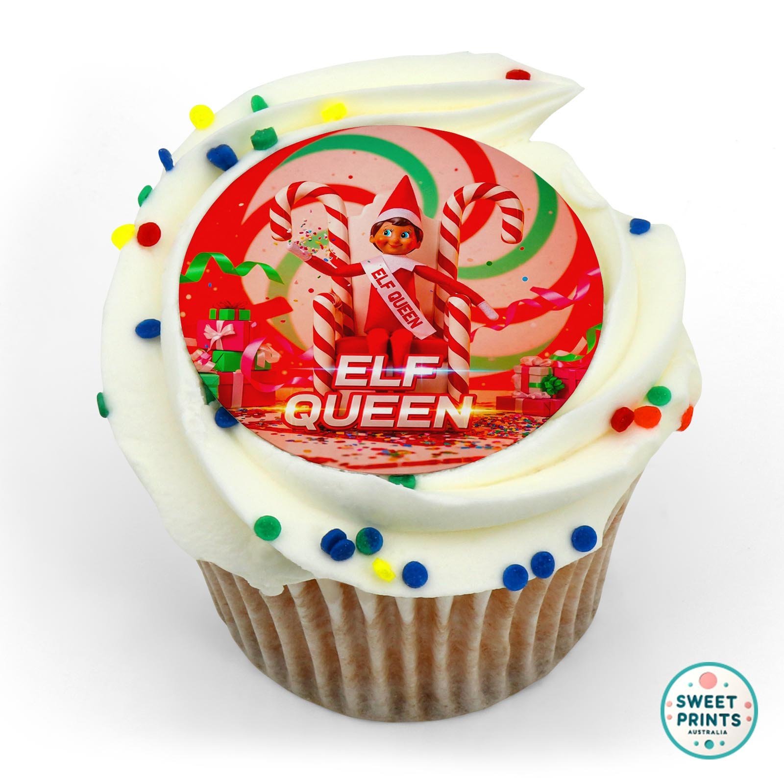 Christmas Elf Y25 6 edible cake topper