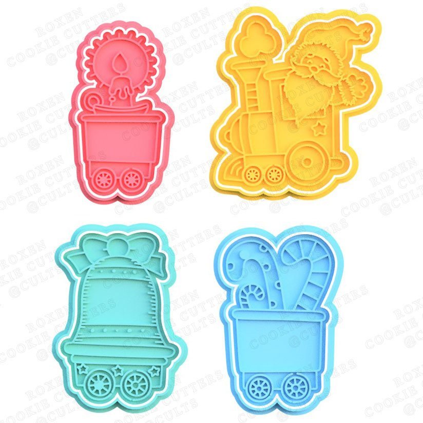Christmas Cookie Cutter Set Of 4 cookie cutter