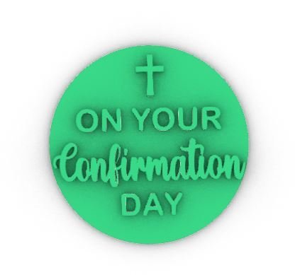 Confirmation cookie cutter