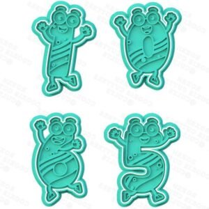 Cute Funny Numbers Cookie Cutter Set Of 10 2