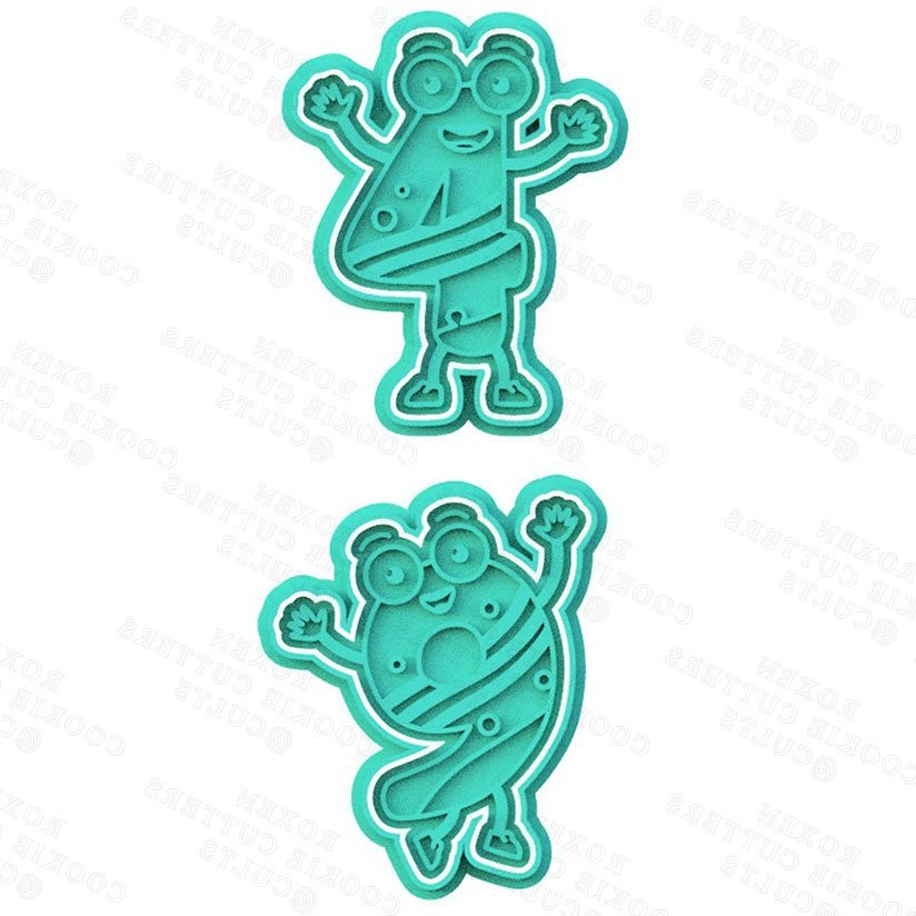Cute Funny Numbers Cookie Cutter Set Of 10 3 cookie cutter