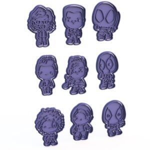 Deadpool Cookie Cutter Set Of 9