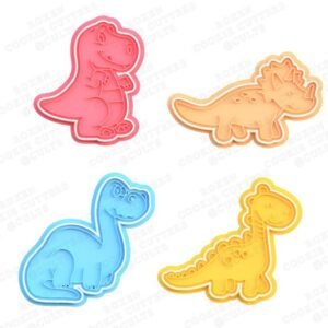 Dinosaur Cookie Cutter Set Of 4