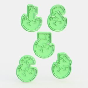 Dinosaur Numbers Cookie Cutter Set Of 5