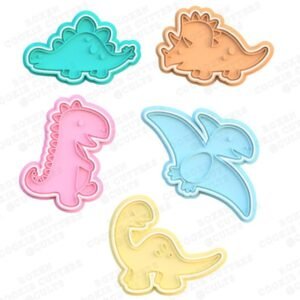 Dinosaurs Cookie Cutter Set Of 5