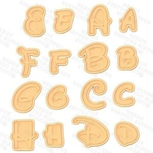 Disney Alphabet And Numbers Cookie Cutter Set Of 62 1