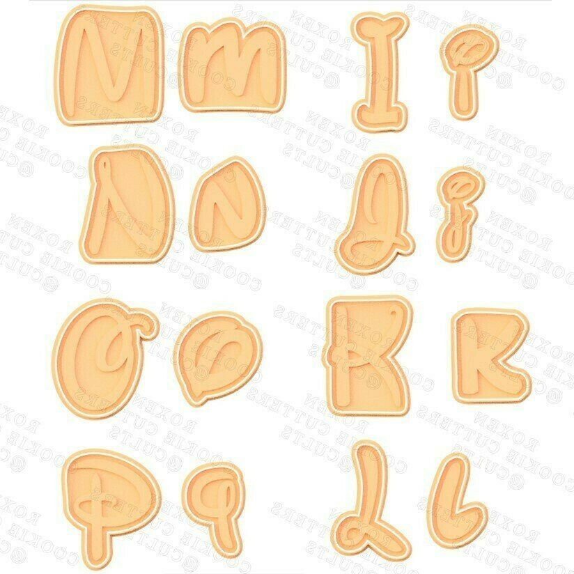 Disney Alphabet And Numbers Cookie Cutter Set Of 62 2 cookie cutter