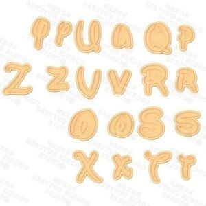 Disney Alphabet And Numbers Cookie Cutter Set Of 62 3