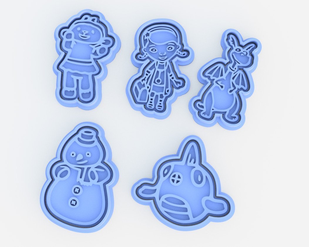 Doc Mcstuffins Cookie Cutter Set Of 5 cookie cutter