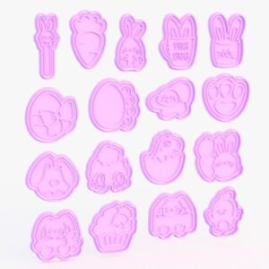 Easter Cookie Cutter Set Of 17