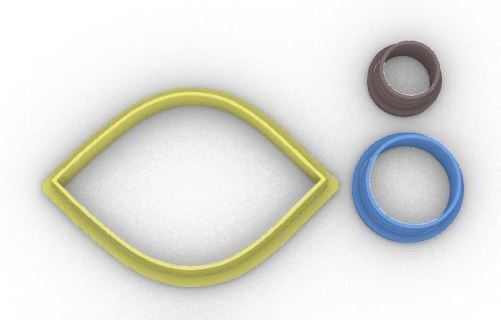 Evil Eye 2 cookie cutter