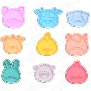 Farm Animals Cookie Cutter Set Of 9