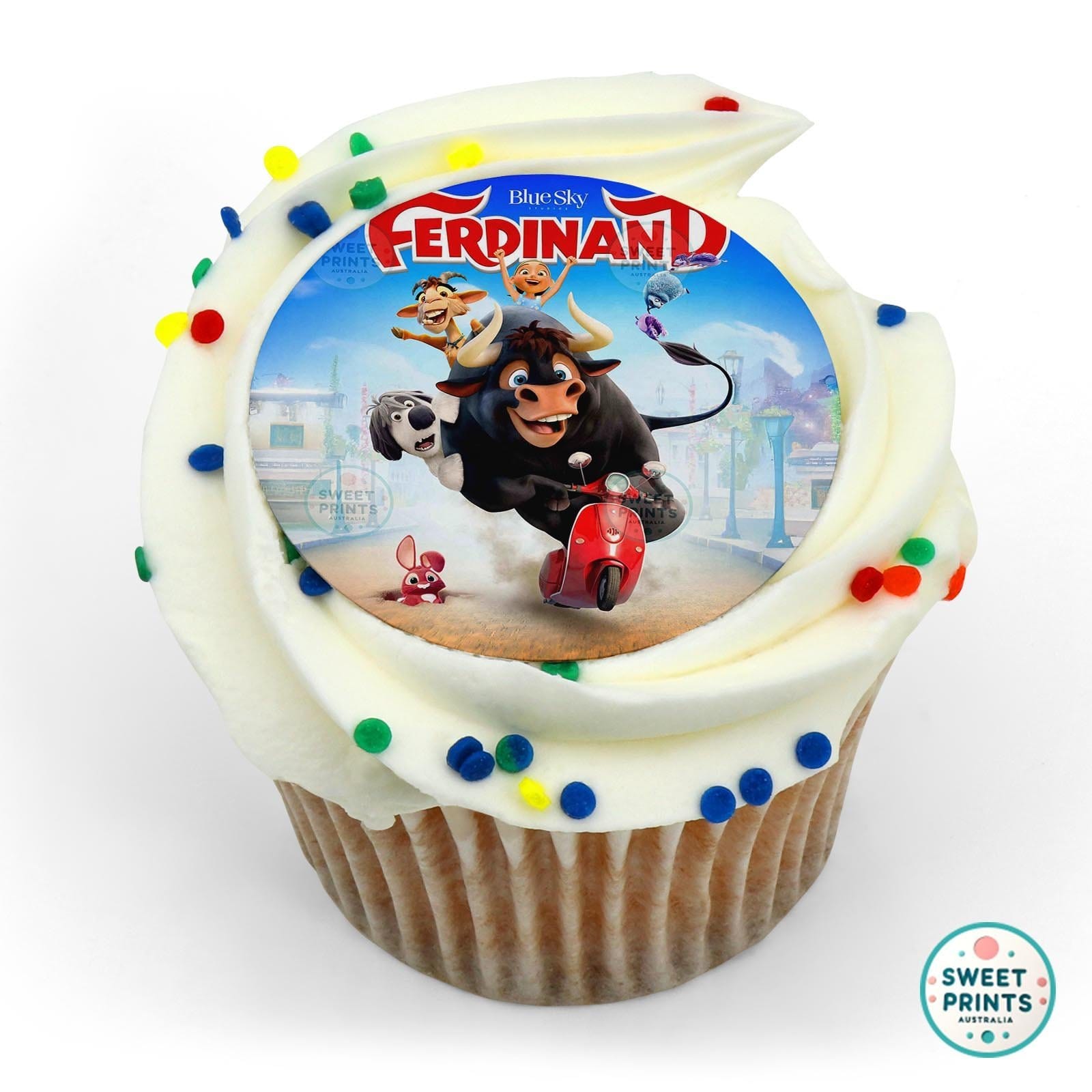 Ferdinand The Bull 27 edible cake topper