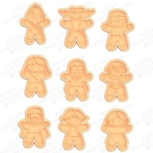 Gingerbread Man Star Wars Cookie Cutter Set Of 9