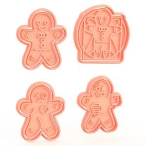 Gingerbread Man Cookie Cutter Set Of 4