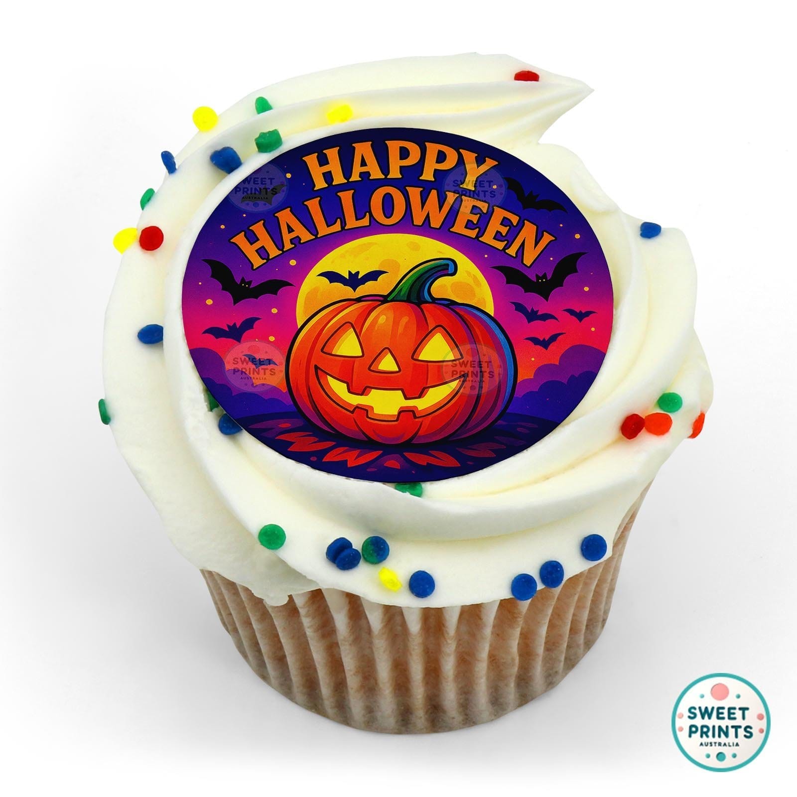 Halloween 100 edible cake topper