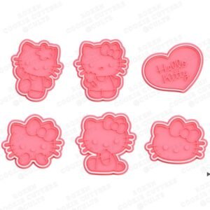 Hello Kitty Cookie Cutter Set Of 6