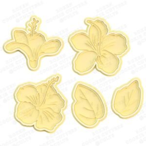 Hibiscus Cookie Cutter Set Of 5