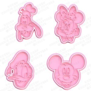 Mickey Mouse Cookie Cutter Set Of 4 OLD