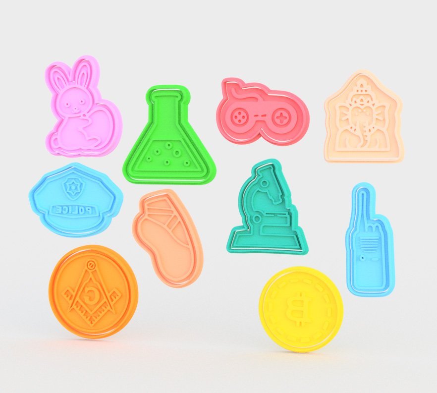 Misc Cookie Cutter Set Of 10 cookie cutter