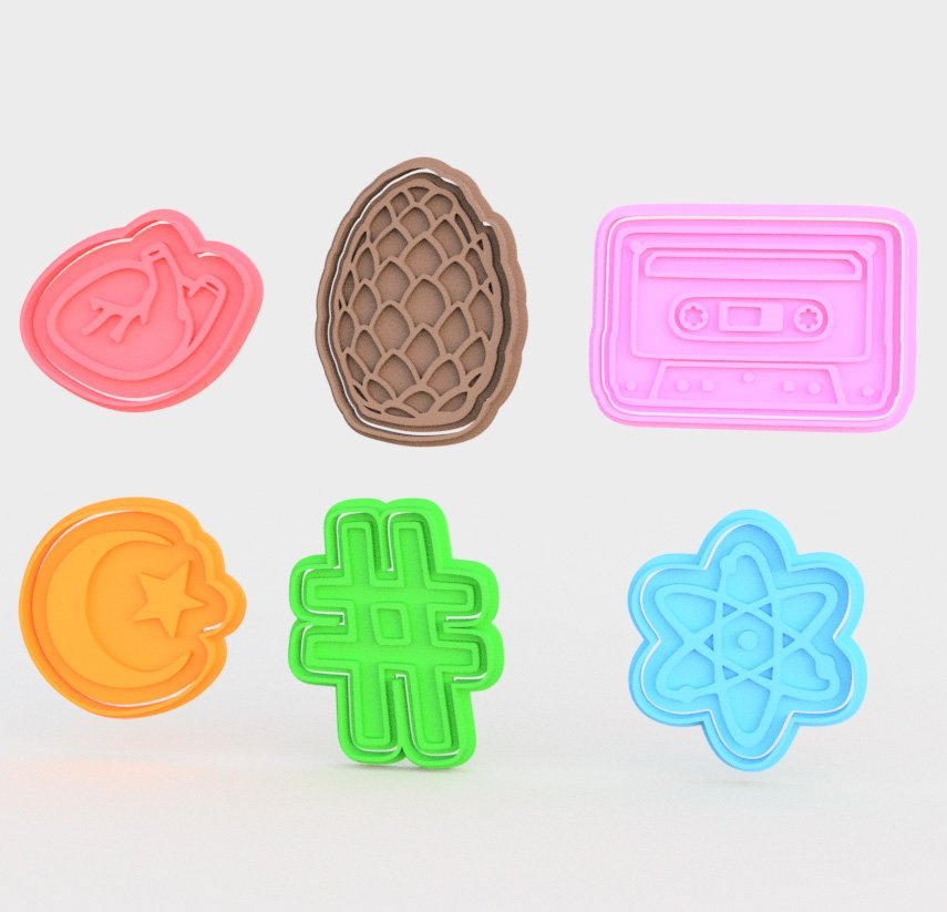 Misc Cookie Cutter Set Of 6 cookie cutter