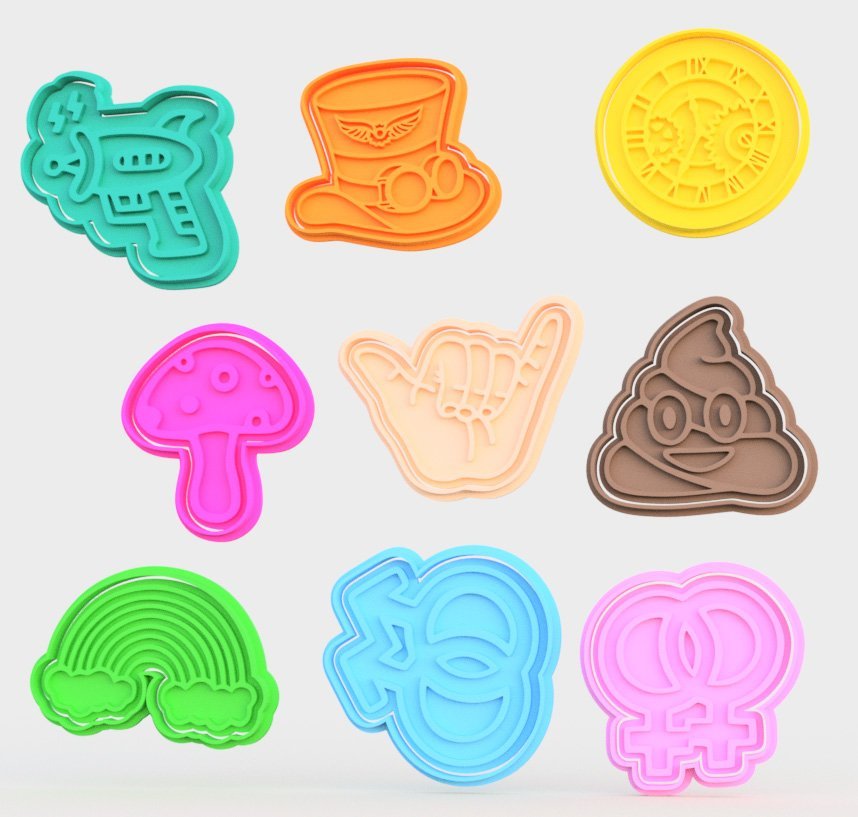 Misc Cookie Cutter Set Of 9 2 cookie cutter