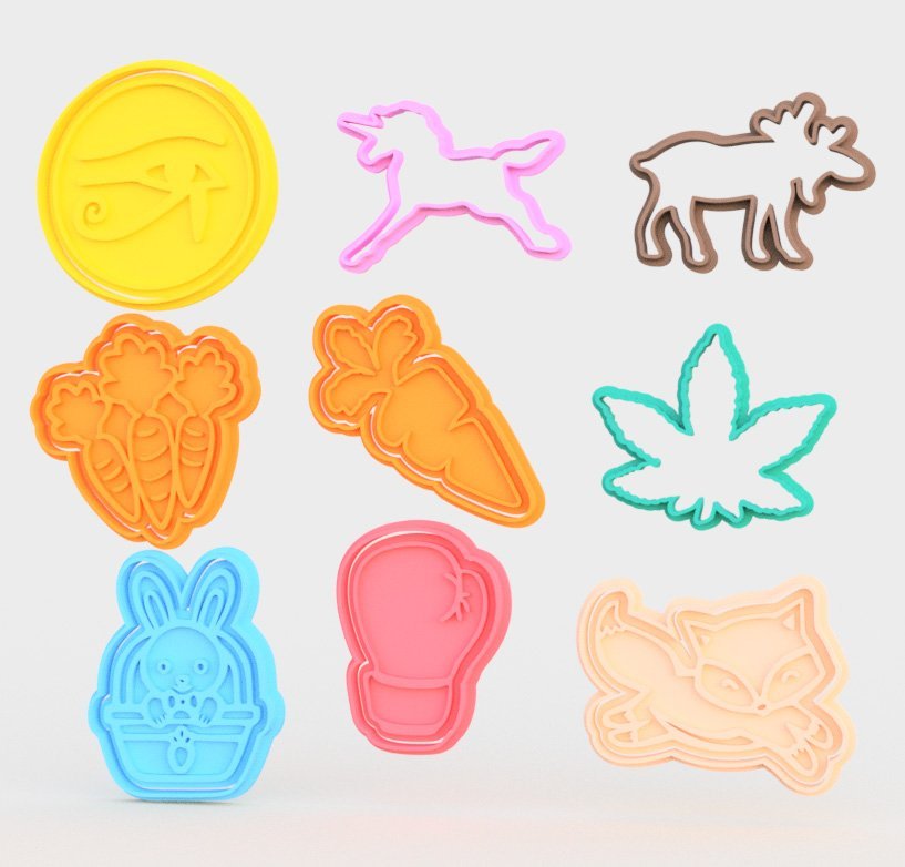 Misc Cookie Cutter Set Of 9 cookie cutter