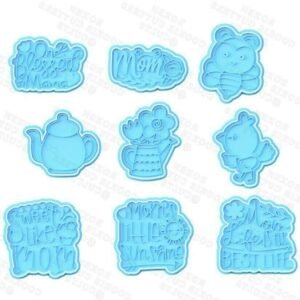 Mothers Day Cookie Cutter Set Of 9