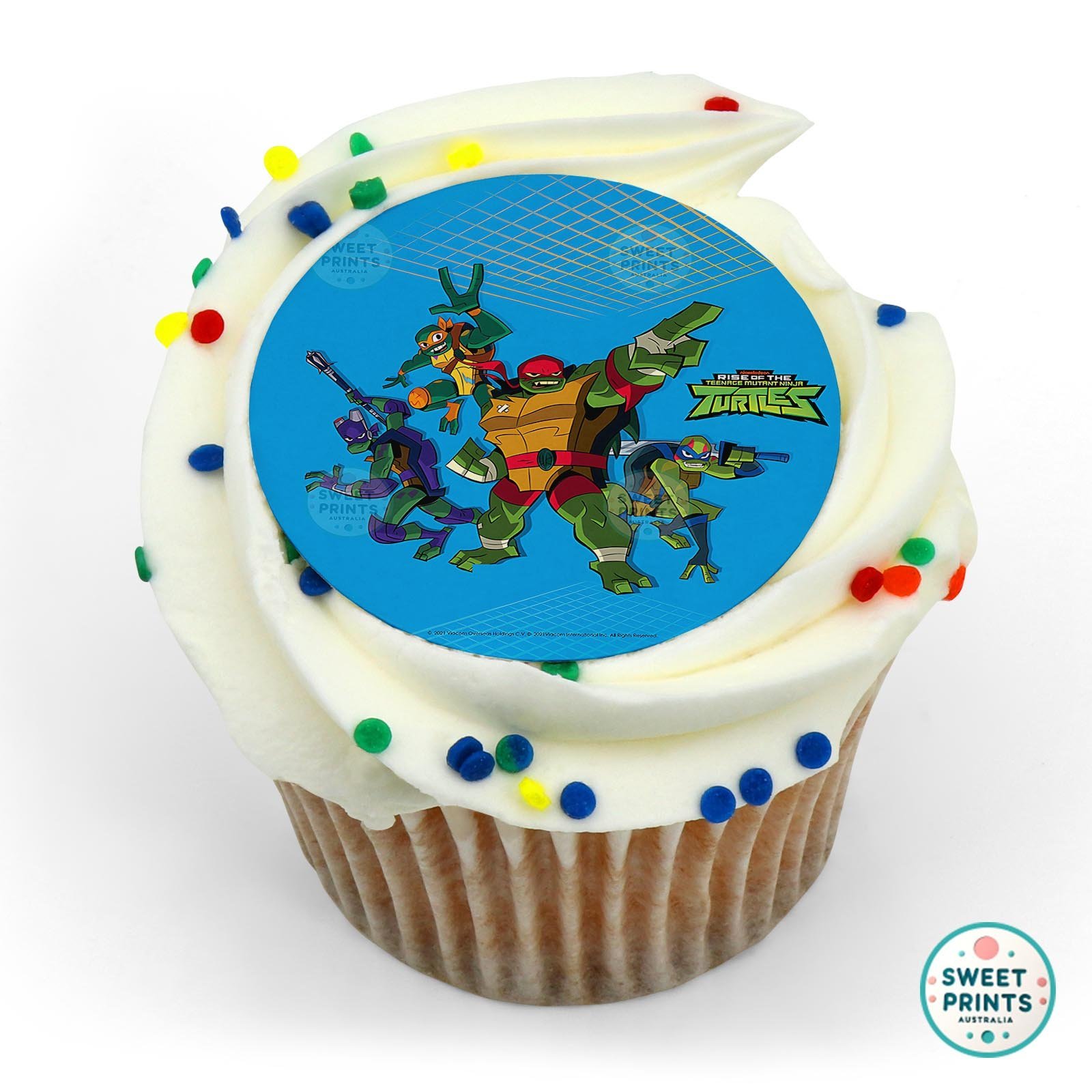 Ninja Turtles12 edible cake topper