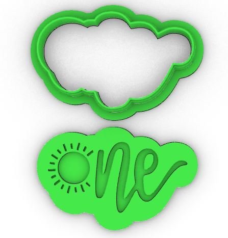 One Sun Birthday cookie cutter