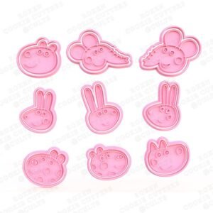Peppa Pig Cookie Cutter Set Of 18 #2 Heads