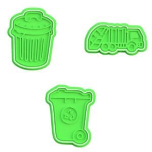 Rubbish Recycling Cookie Cutter Set Of 3
